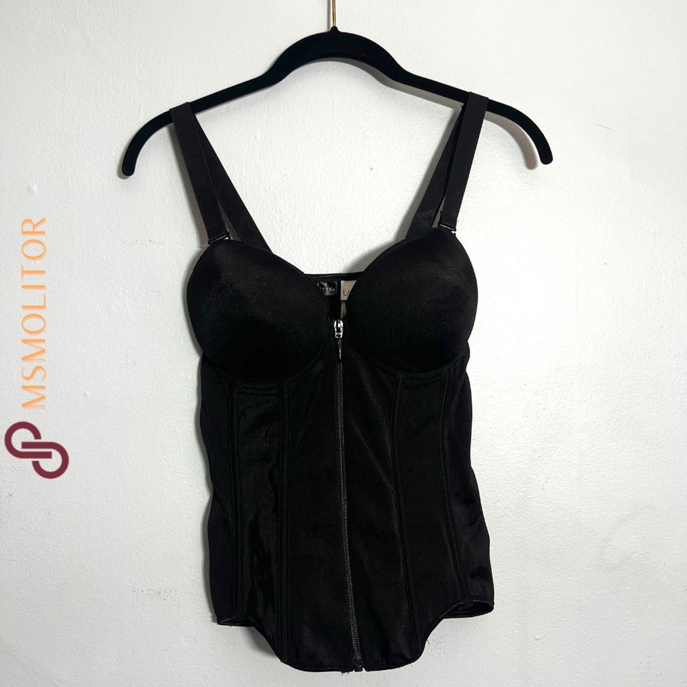 Coquette Women's L Corset Top Black